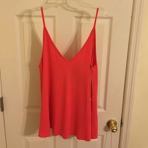 Coral Pink Oversized Tank Top Sz.L